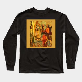 Our Lady of Guadalupe 03 Painted by the Hand of God Long Sleeve T-Shirt